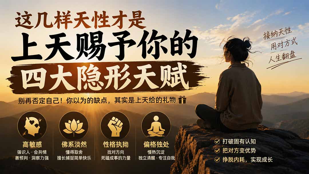 付费文章：这几样天性才是上天赐予你的四大隐形天赋-宣源知识学堂