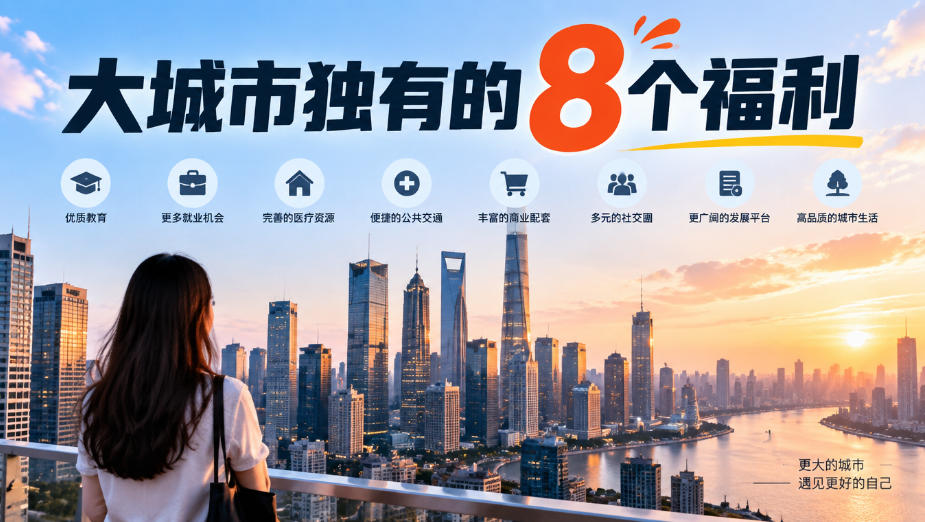 某公众号付费文章：大城市独有的8个福利-宣源知识学堂