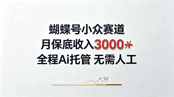 视频号小众领域，月收入3000+， 全程Ai托管操作 新人2天学会！-宣源知识学堂