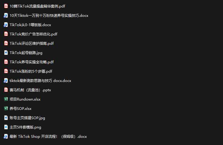 2026TikTok海外掘金实战课——养号SOP+爆款公式+选品测款+广告投流+Shop开店，跑通海外运营全链路-宣源知识学堂