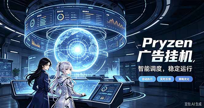 Pryzen广告全自动挂机给自己一个交代，门槛低，零基础小白也可以快速上手-宣源知识学堂