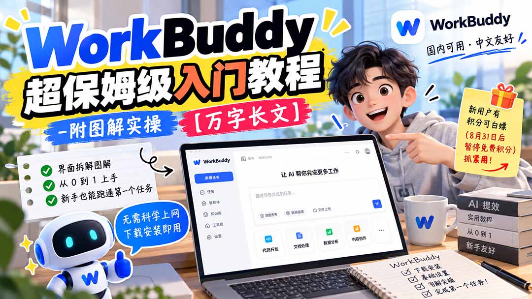 WorkBuddy 超保姆级入门教程-附图解实操 【万字长文】-宣源知识学堂