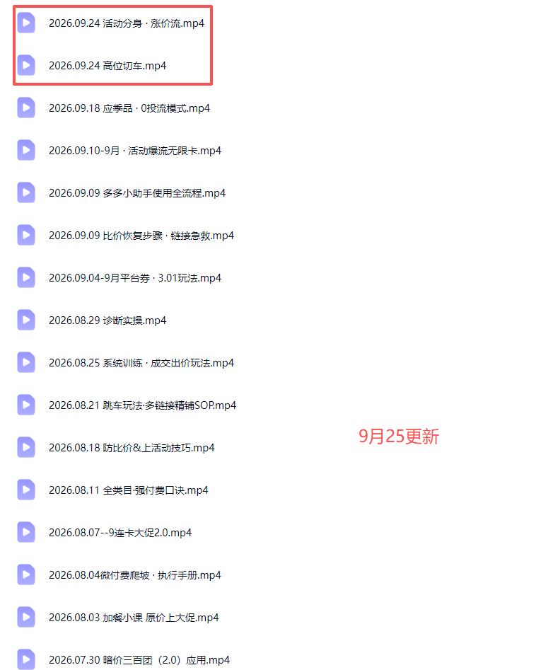 拼多多实战特训营(更新0926-宣源知识学堂