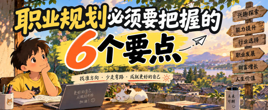 付费文章：职业规划必须要把握的6个要点-宣源知识学堂