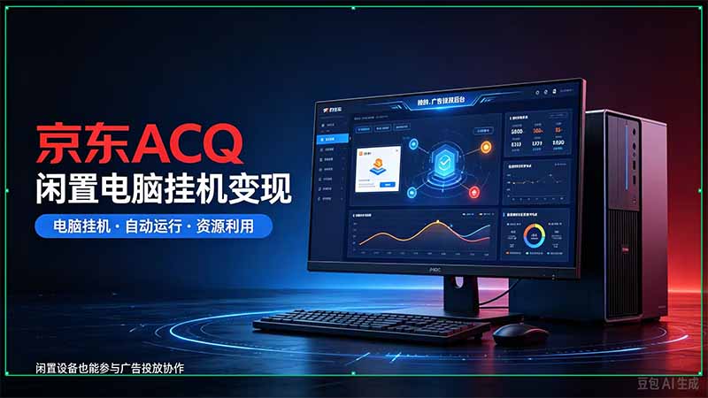 京东ACQ是什么？闲置电脑挂机采集项目拆解-宣源知识学堂