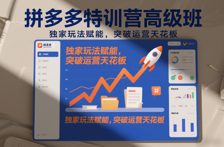 拼多多特训营高阶班，独家玩法赋能，突破运营天花板(更新260905)-宣源知识学堂