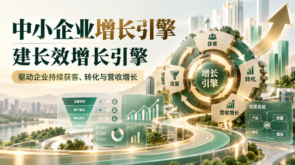 中小企业增长引擎，建长效增长引擎，驱动企业持续获客、转化与营收增长-宣源知识学堂