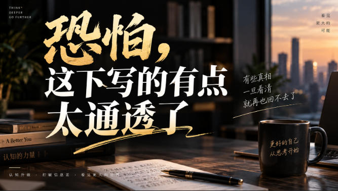 灏泽叔最新付费文章：恐怕，这下写的有点太通透了-宣源知识学堂