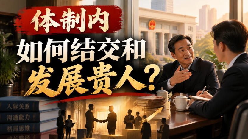 某公众号付费文章：体制内，如何结交和发展贵人?-宣源知识学堂