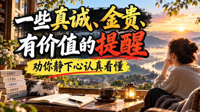 付费文章：一些真诚、金贵、有价值的提醒，劝你静下心认真看懂-宣源知识学堂