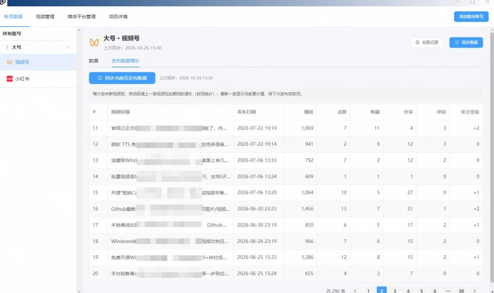 一条视频要发七八个平台，这太麻烦了？自媒体矩阵账户批量发布工具来了！开源且免费MatrixMedia-宣源知识学堂