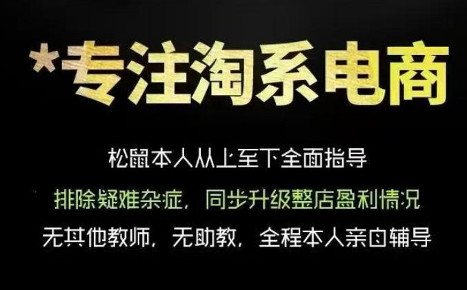 松鼠会电商VIP课程，从基础布局到高阶优化，助你掌握淘宝运营逻辑，提升店铺流量与转化(更新0910)-宣源知识学堂
