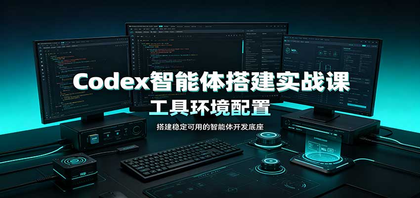 Codex智能体搭建实战课：工具环境配置，自定义技能开发，多业务自动化教学-宣源知识学堂