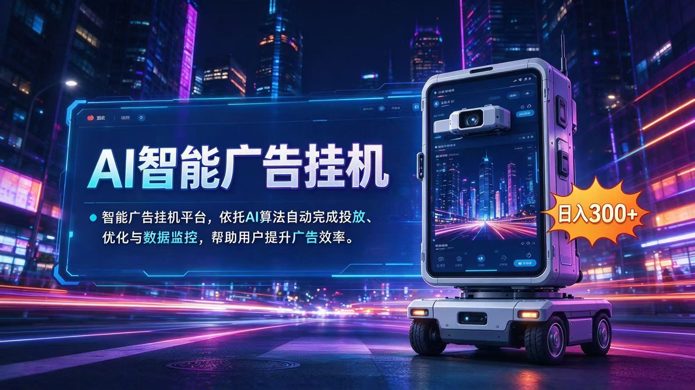 AI 智能广告挂机｜AI 自动运行，轻松托管广告任务-宣源知识学堂