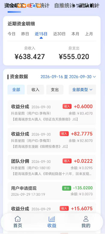 抖音星图漫剧短剧自刷广告撸收益，一个号单机50-150之间，可批量操作放大收益-宣源知识学堂