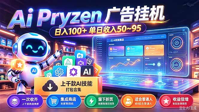 Pyrzen广告挂机， 全自动挂机风口项目， 单日50-95/天 虽然不是很暴力但是很稳-宣源知识学堂
